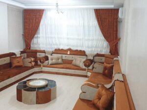 Terracotta and Gold Floor Majlis