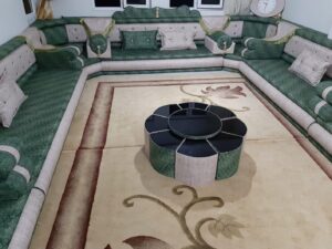 Emerald Green Raised Majlis
