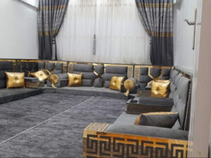 Grey Greek Wood Trim Majlis