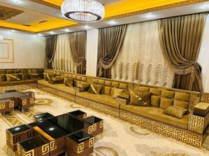 Golden Greek Wood Trim Majlis